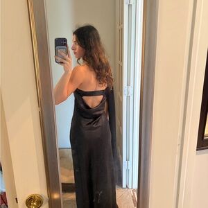 Hello Molly ATTRACTION STOLEN MAXI DRESS BLACK size small NWT